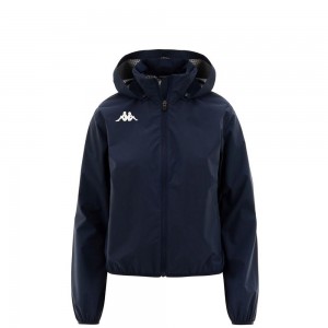 Women Kappa Flaidy Jacket Navy | LS4379652