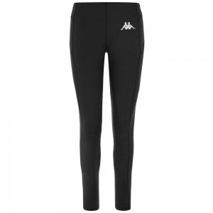 Women Kappa Kombat Edas Pants Black | IJ1290564