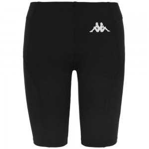 Women Kappa Kombat Emina Shorts Black | JD4672389