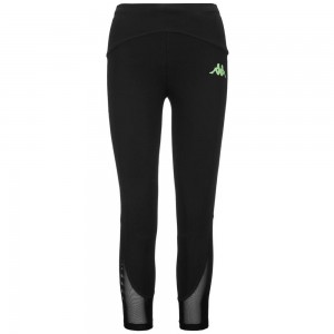 Women Kappa Kombat Fela Pants Black | UJ1692857