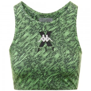 Women Kappa Kombat Wkt Errani 2 Jersey Green | FA4937126