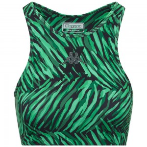 Women Kappa Kombat Wkt Errani Jersey Green | NM6018254