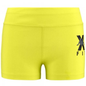 Women Kappa Kombat Wkt Escame Shorts Green | ZY4560193