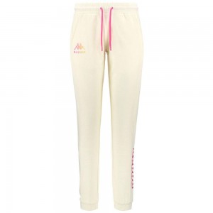 Women Kappa Logo Fesia Pants White | OY2095783