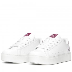 Women Kappa Logo Isabel Sneakers White | ET5182976