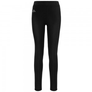 Women Kappa Logo Silvie Pants Black | WI8314590