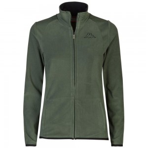 Women Kappa Logo Vavaux Slim Jacket Green | ZU4239658