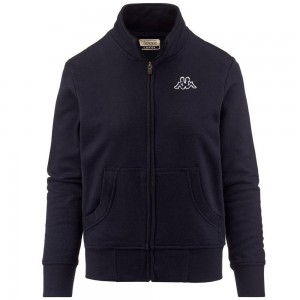 Women Kappa Logo Zoe Jacket Navy | IJ0796184