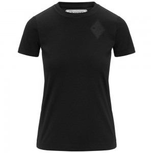 Women Kappa Naank T-Shirt Black | GW9310276