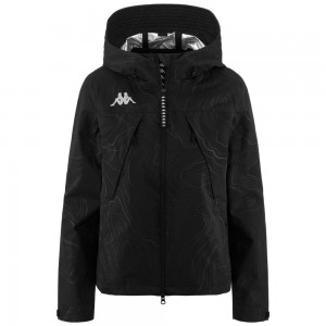 Women Kappa Nargat Jacket Black | VP1726905