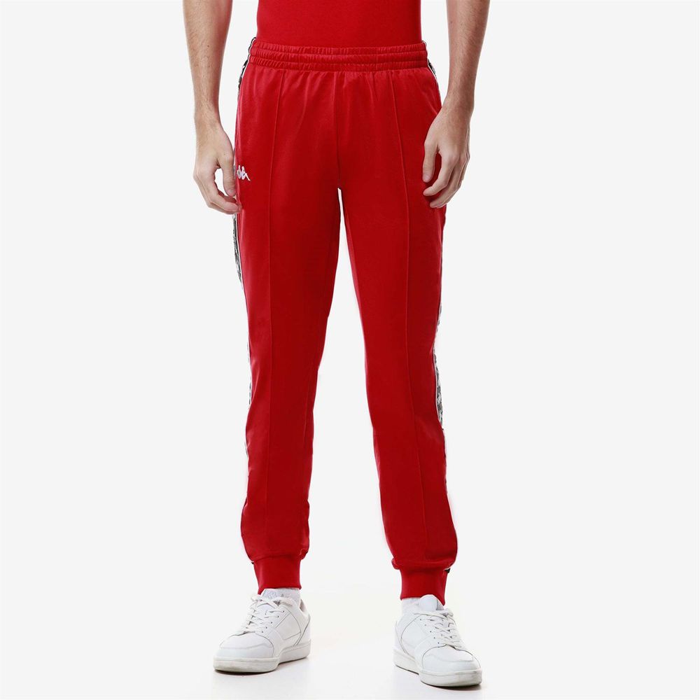 Kids' Kappa 222 Banda Rastoria Slim Pants Red | VA2780514