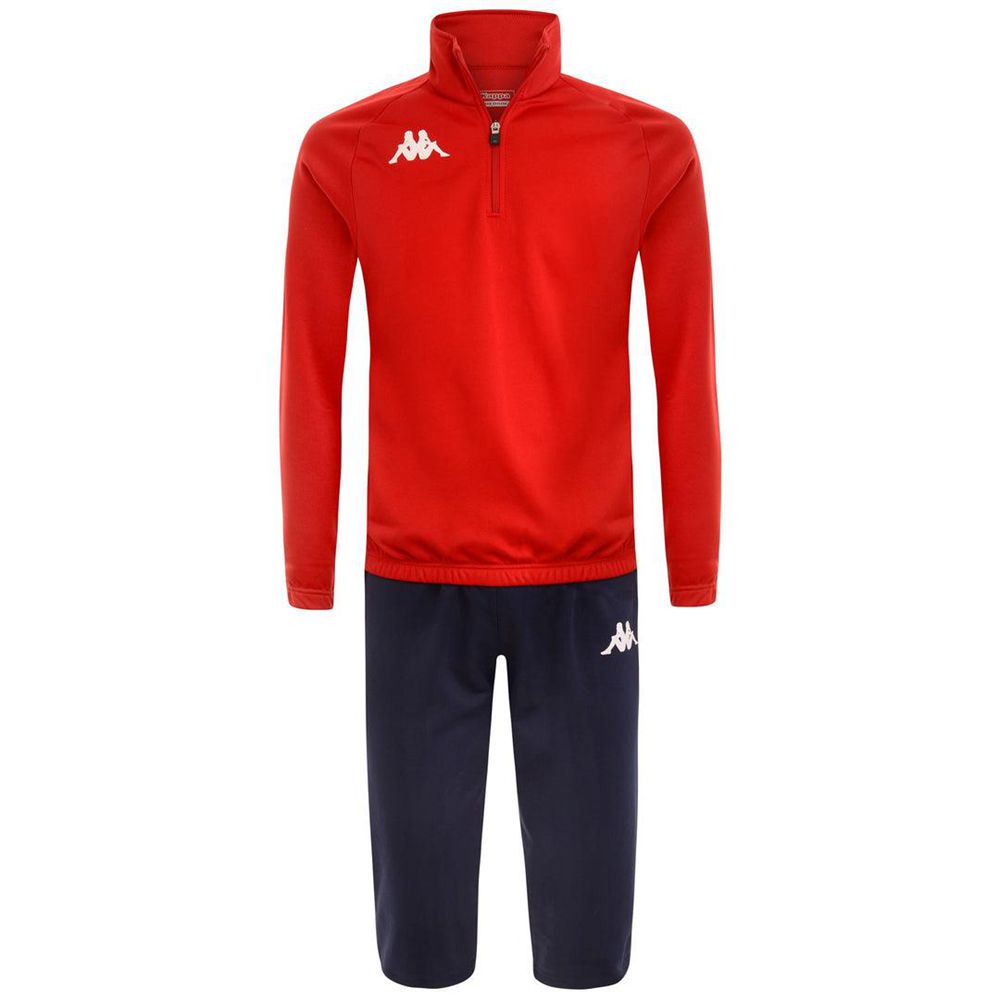 Kids\' Kappa 4 Football Wranzon Tracksuit Red | YU6532189