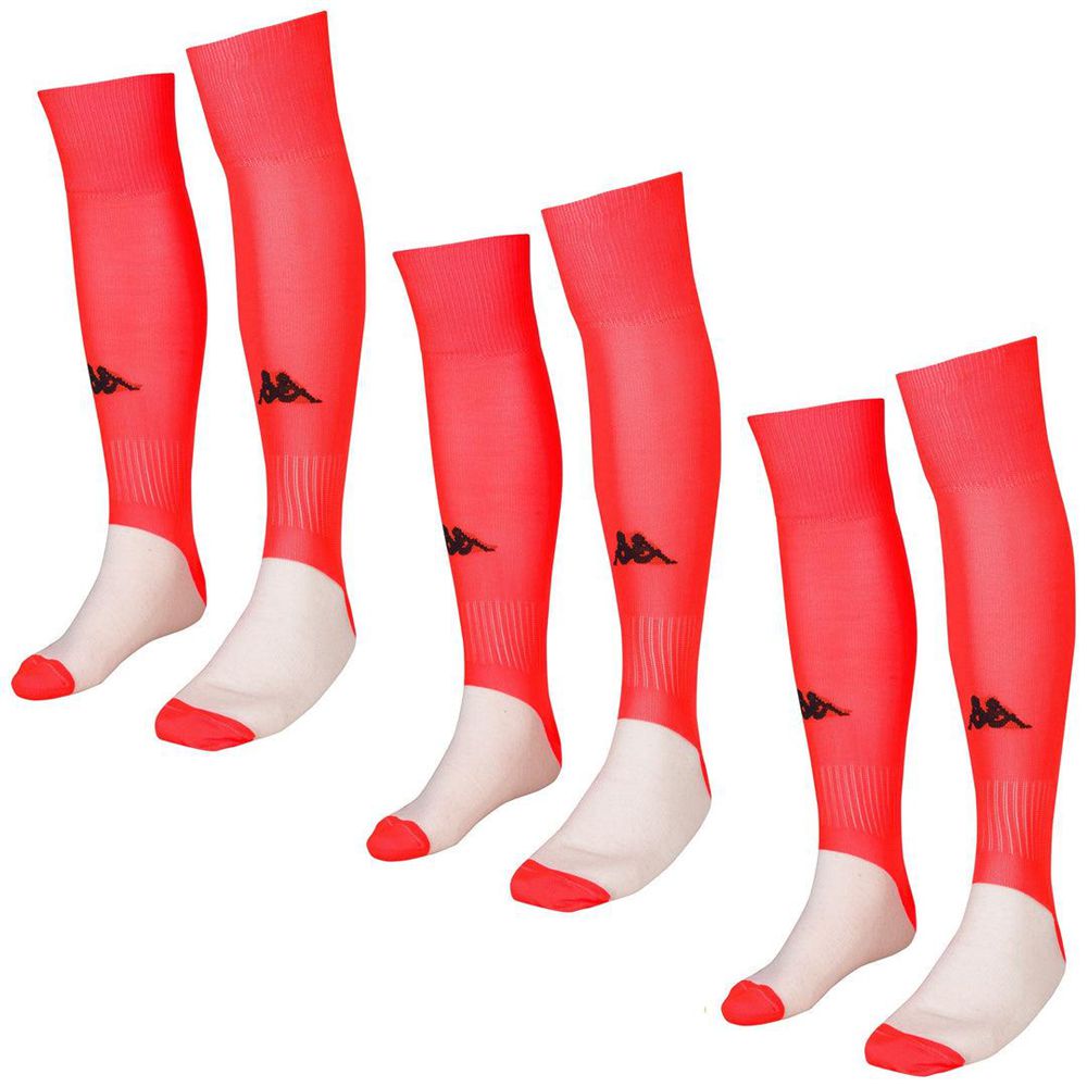 Kids\' Kappa 4 Football Wulgar 3pack Socks Red | DK3704521