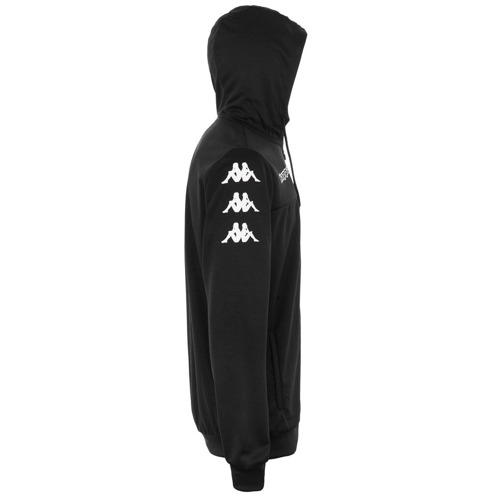 Kids' Kappa 4 Soccer Bivarov Hoodie Black | OE4073692