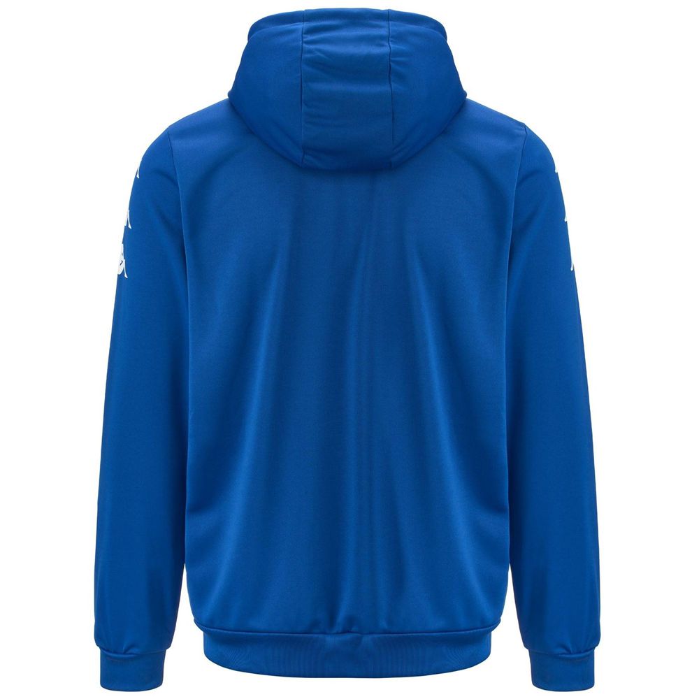 Kids' Kappa 4 Soccer Bivarov Hoodie Blue | DT7632049