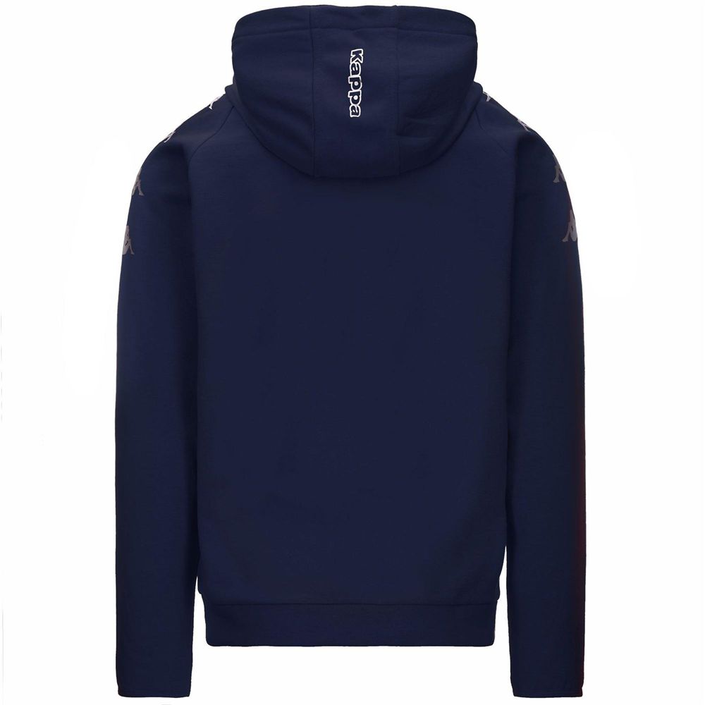 Kids' Kappa 4 Soccer Divieto Hoodie Blue | LM3694170