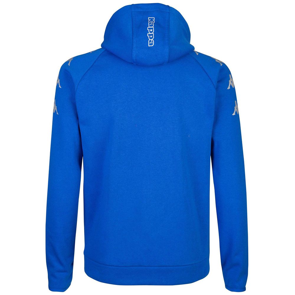 Kids' Kappa 4 Soccer Divieto Hoodie Blue | JQ6713480