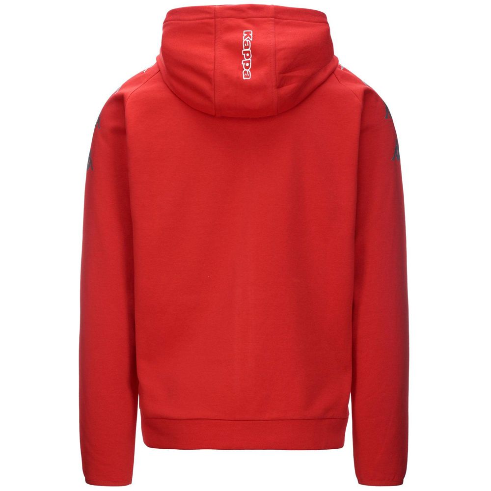 Kids' Kappa 4 Soccer Divieto Hoodie Red | NP6738419