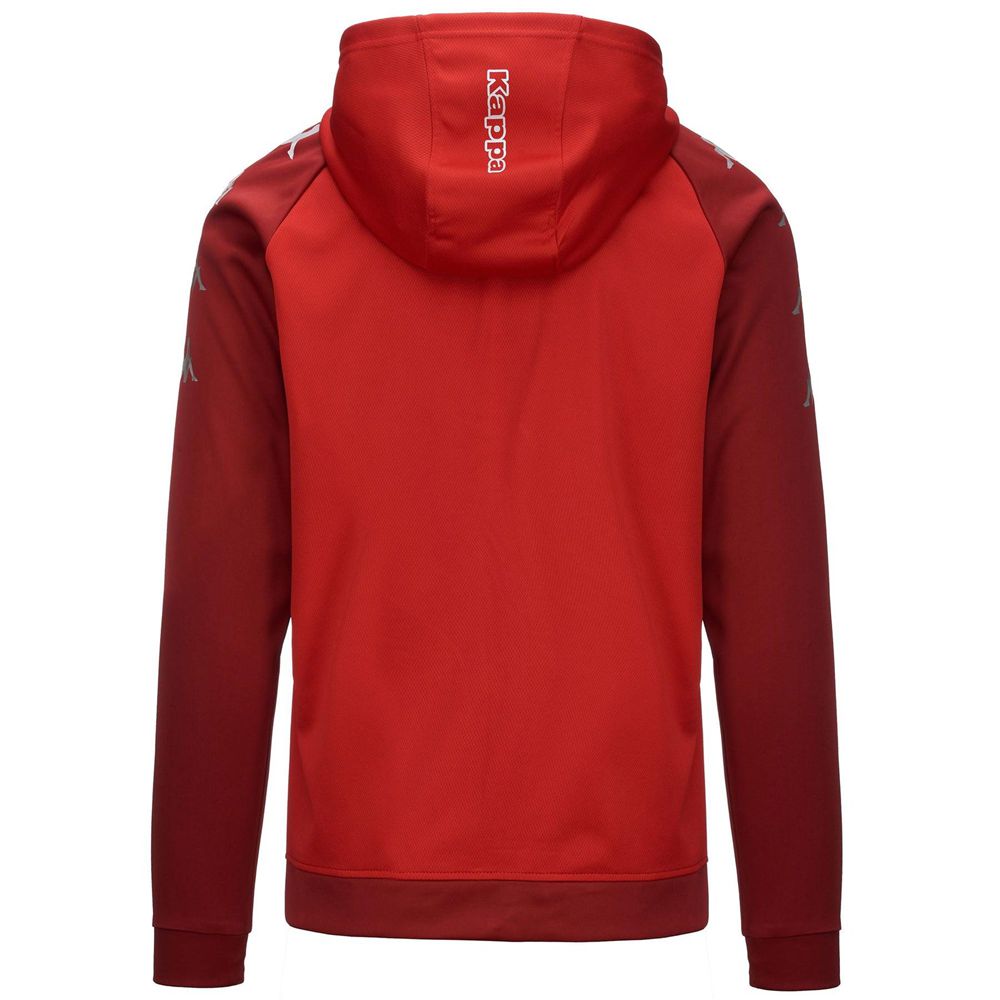 Kids' Kappa 4 Soccer Tortona Hoodie Red | JK7830429