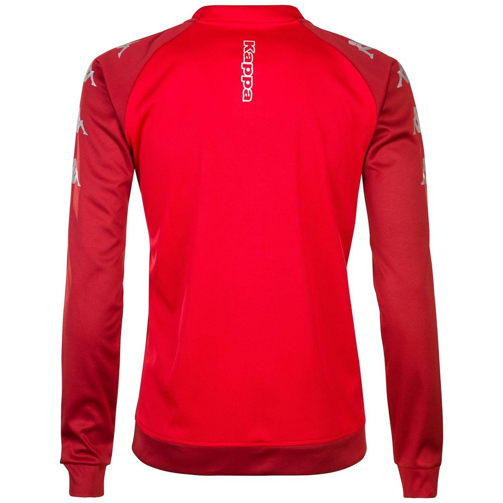 Kids' Kappa 4 Soccer Verone Hoodie Red | EJ1873905