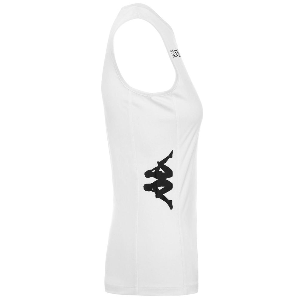 Kids' Kappa 4 Volley Amila Tank Top White | ZT8376091