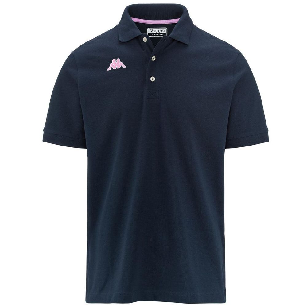 Kids\' Kappa Logo Holiver Mss Polo Shirt Navy | IW3875921