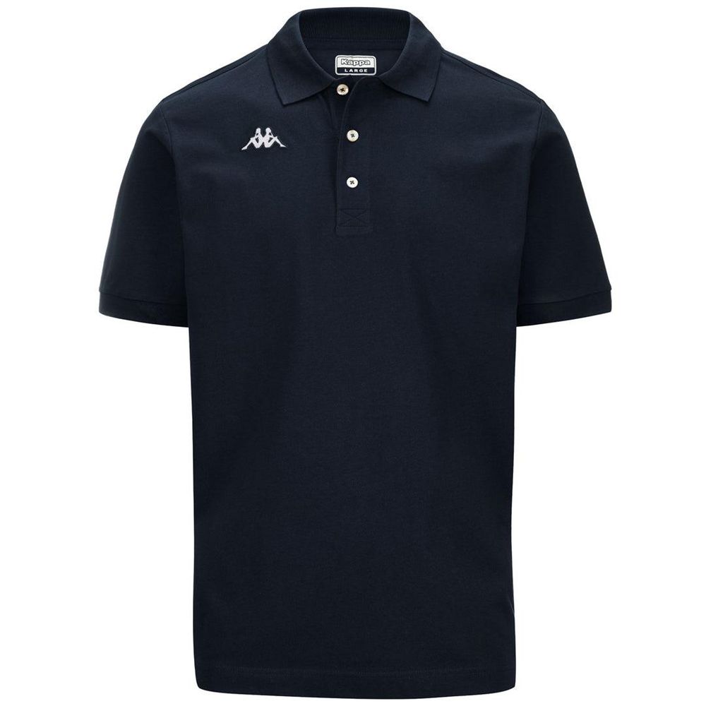 Kids\' Kappa Logo Holiver Mss Polo Shirt Navy | FT9148573