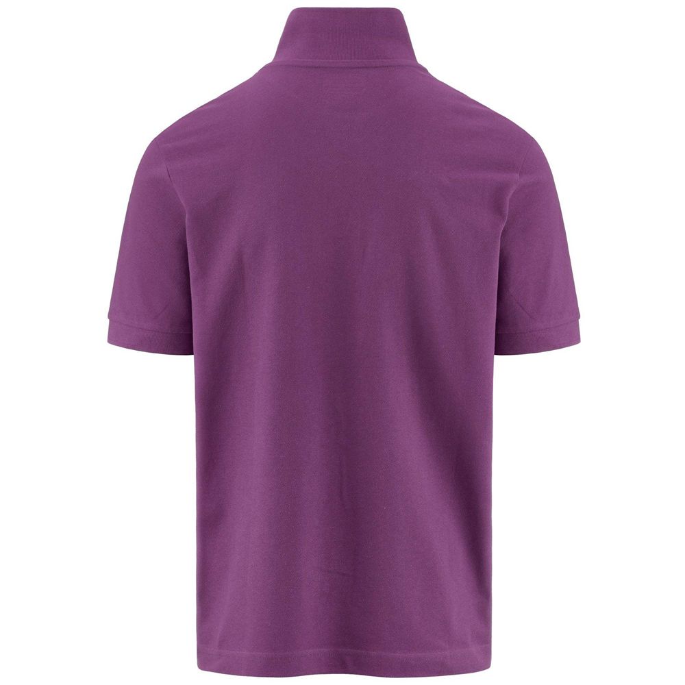 Kids' Kappa Logo Holiver Mss Polo Shirt Purple | TP3652789