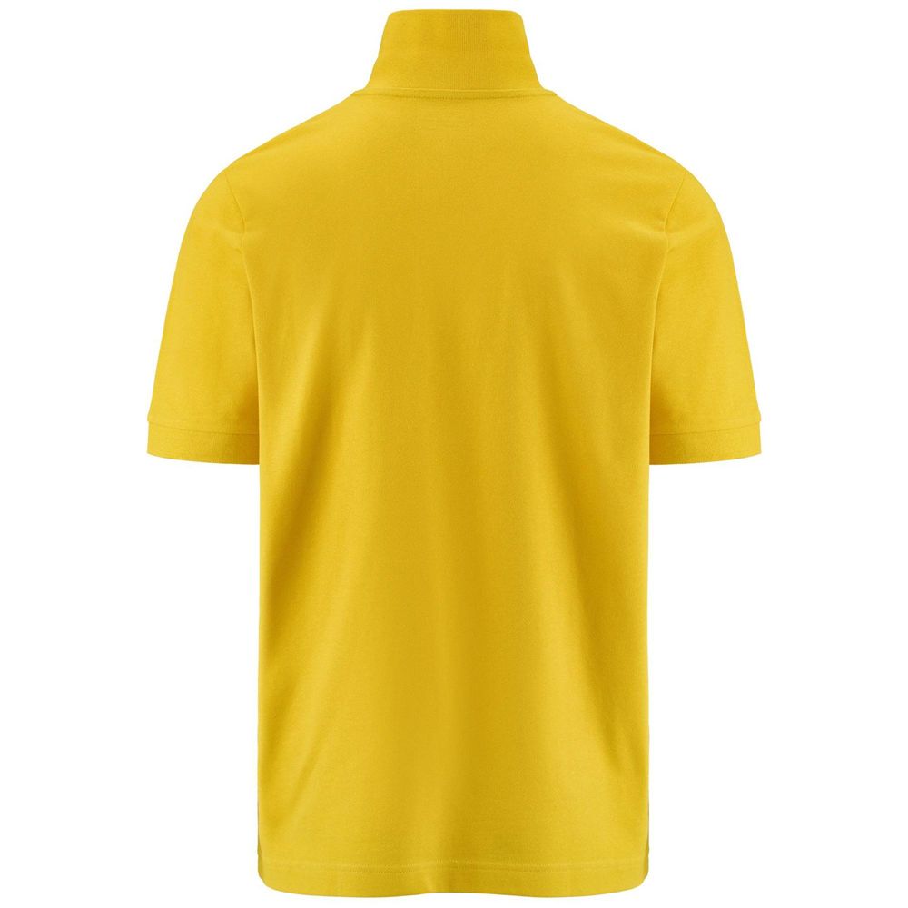 Kids' Kappa Logo Holiver Mss Polo Shirt Yellow | XF3724819