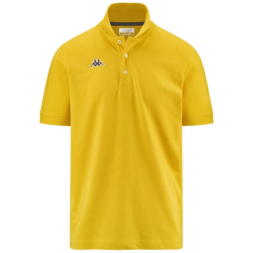 Kids\' Kappa Logo Holiver Mss Polo Shirt Yellow | XF3724819