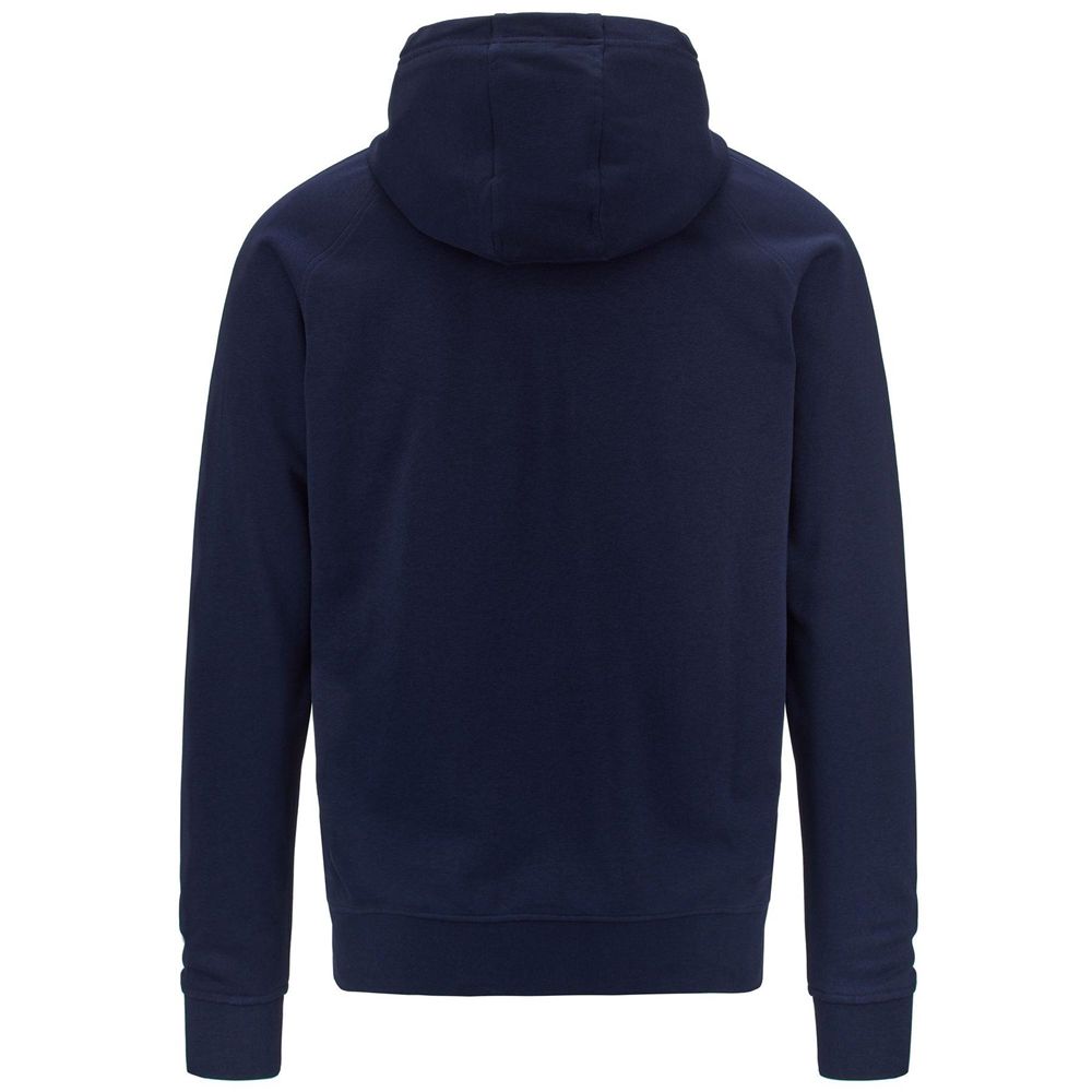 Kids' Kappa Logo Jackus Slim Hoodie Blue | RV8230965