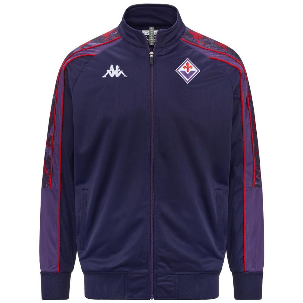 Men Kappa 222 Banda 10 Furien Fiorentina Jacket Navy | ZV7629485