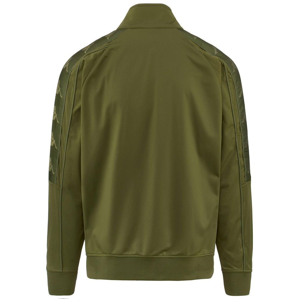 Men Kappa 222 Banda 10 Light Jacket Green | DF5368402