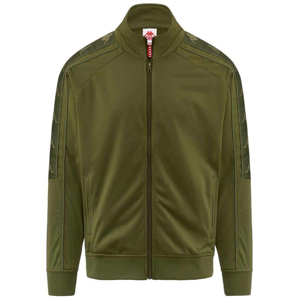 Men Kappa 222 Banda 10 Light Jacket Green | DF5368402