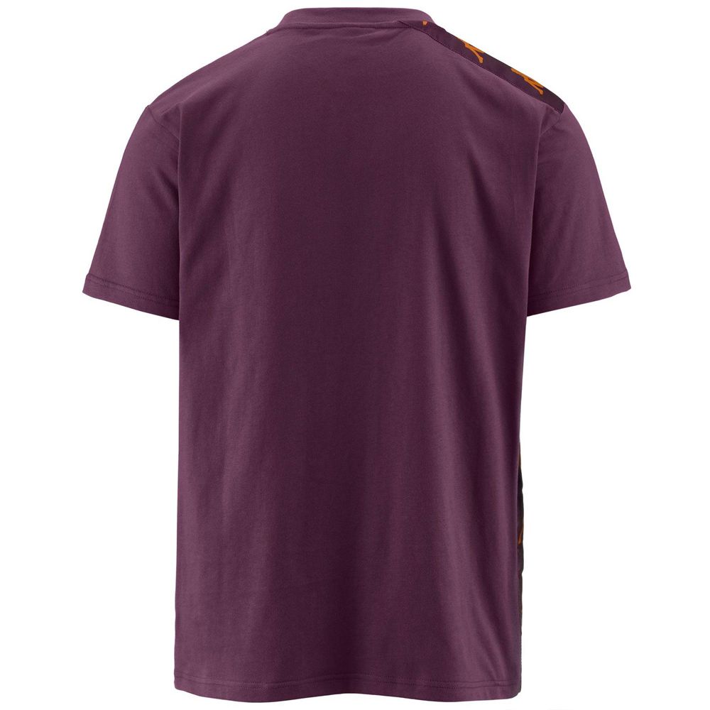 Men Kappa 222 Banda 10 Lovely T-Shirt Purple | SL2875943