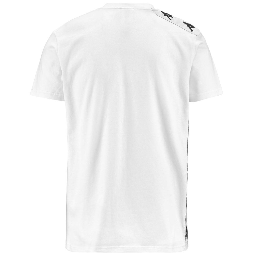 Men Kappa 222 Banda 10 Lovely T-Shirt White | CT1574289