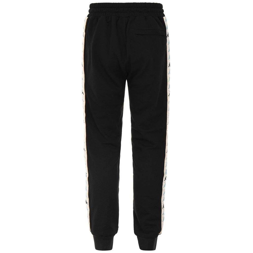 Men Kappa 222 Banda Alanzo 2 Pants Black | NV1873504