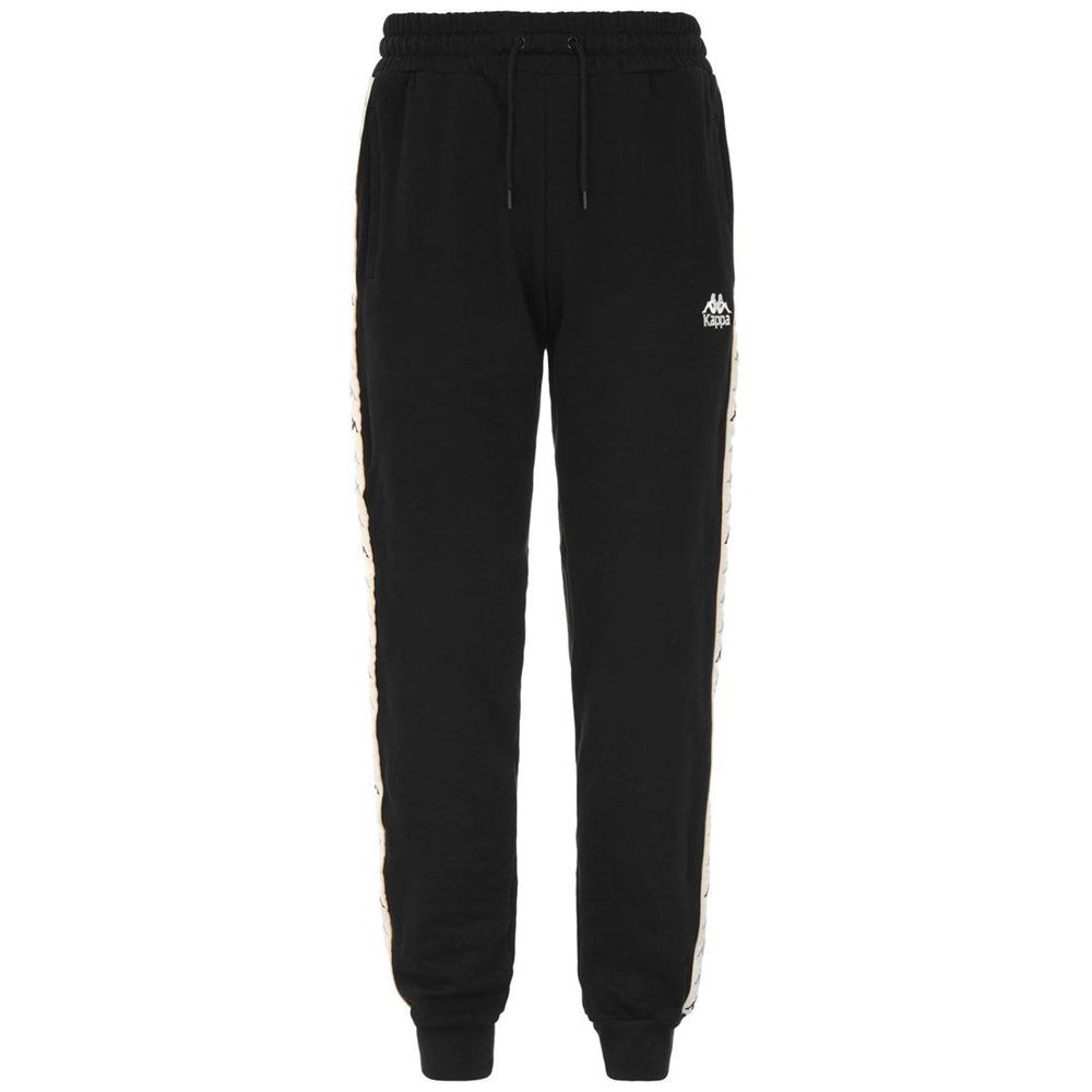 Men Kappa 222 Banda Alanzo 2 Pants Black | NV1873504