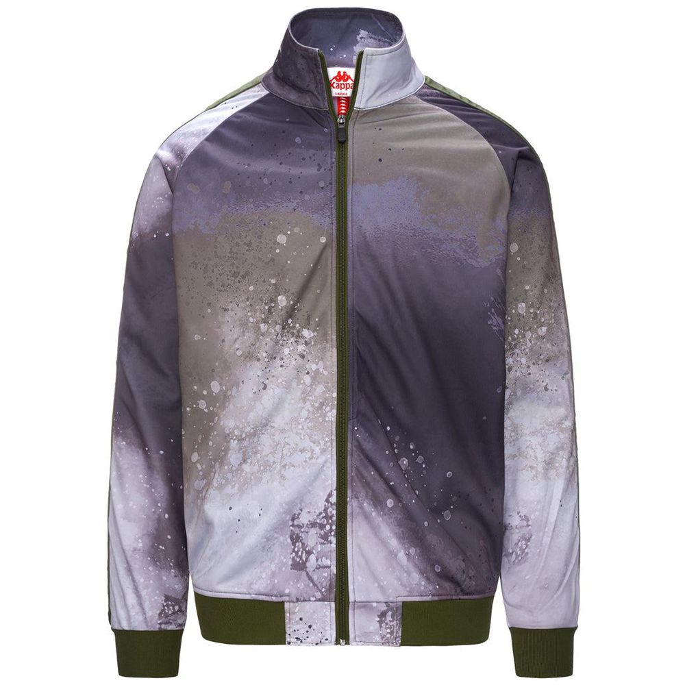 Men Kappa 222 Banda Anniston 2 Graphik Jacket Grey | RG1354980