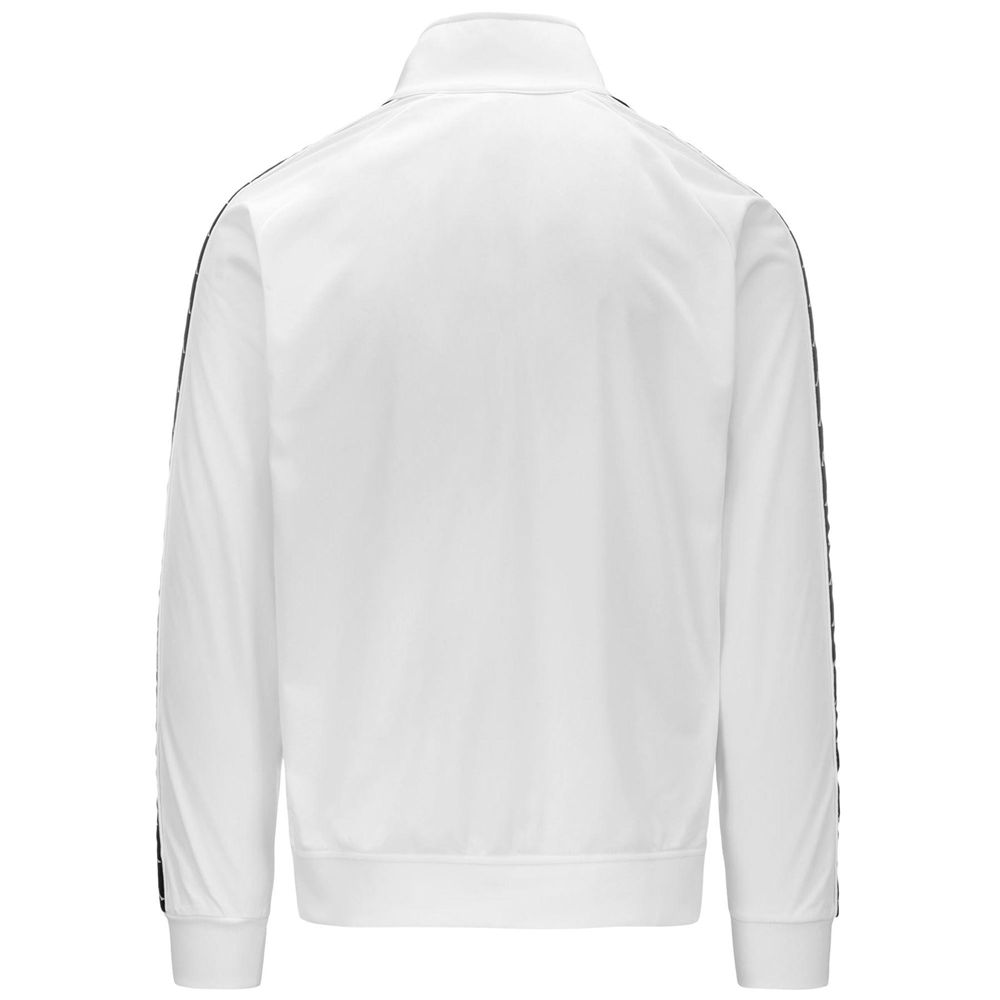 Men Kappa 222 Banda Anniston Slim Jacket White | TR5067184