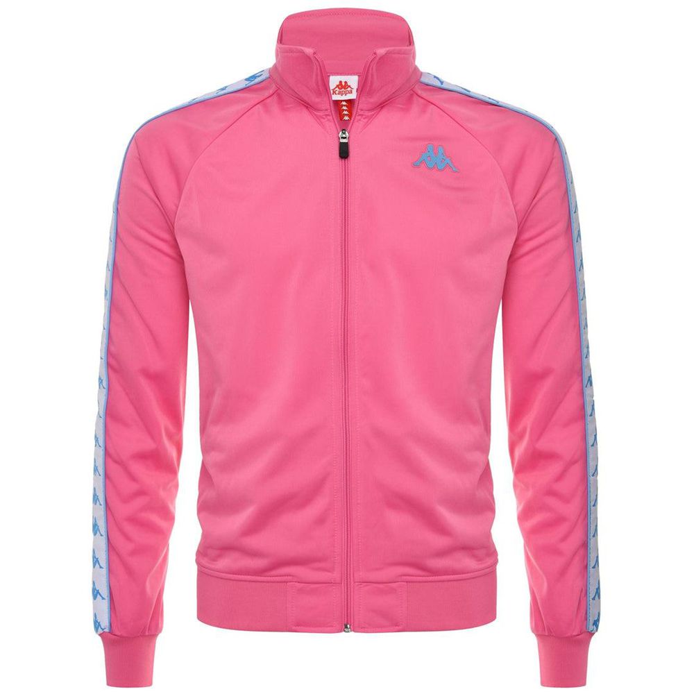 Men Kappa 222 Banda Anniston Slim Jacket Pink | TF6379028