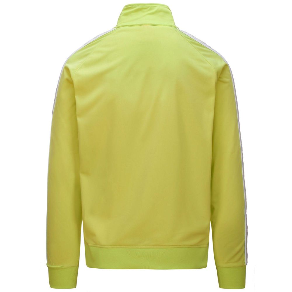 Men Kappa 222 Banda Anniston Slim Jacket Yellow | OX3276410