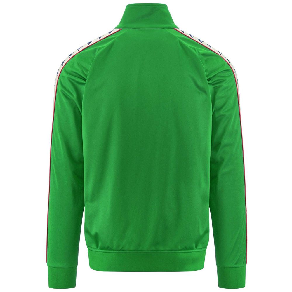 Men Kappa 222 Banda Anniston Slim Jacket Green | MJ2306541