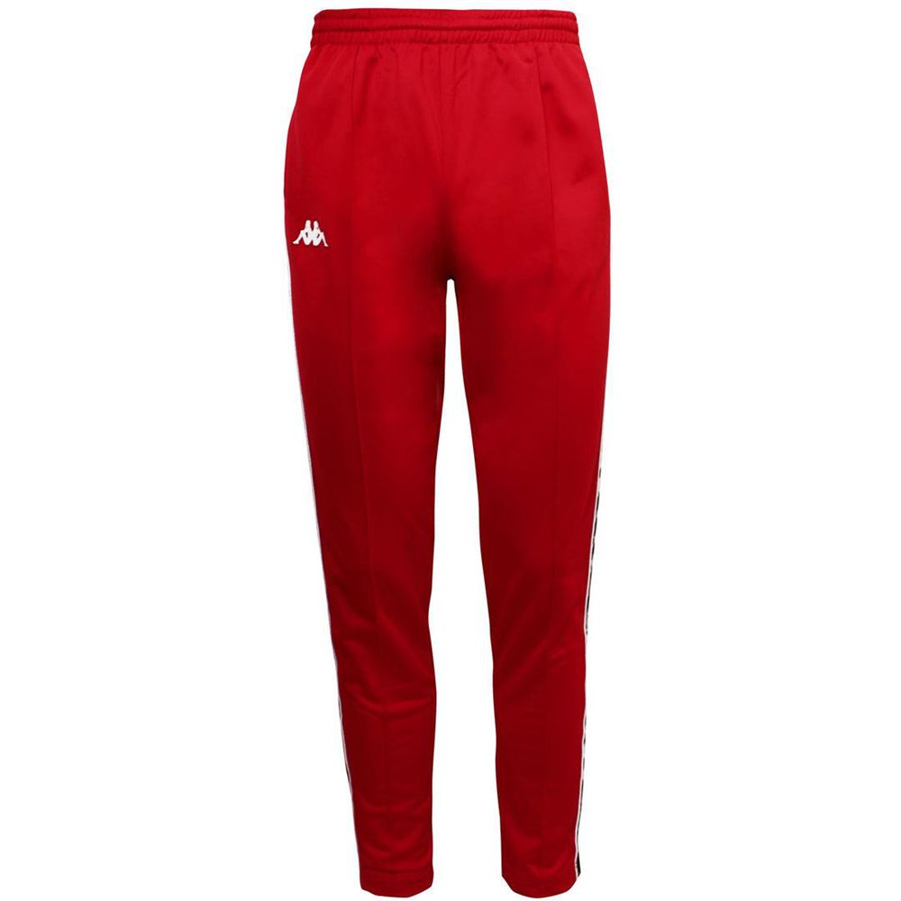 Men Kappa 222 Banda Astoria Slim Pants Red | NG7628549