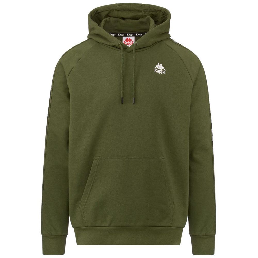 Men Kappa 222 Banda Hurry Hoodie Green | PY3789524