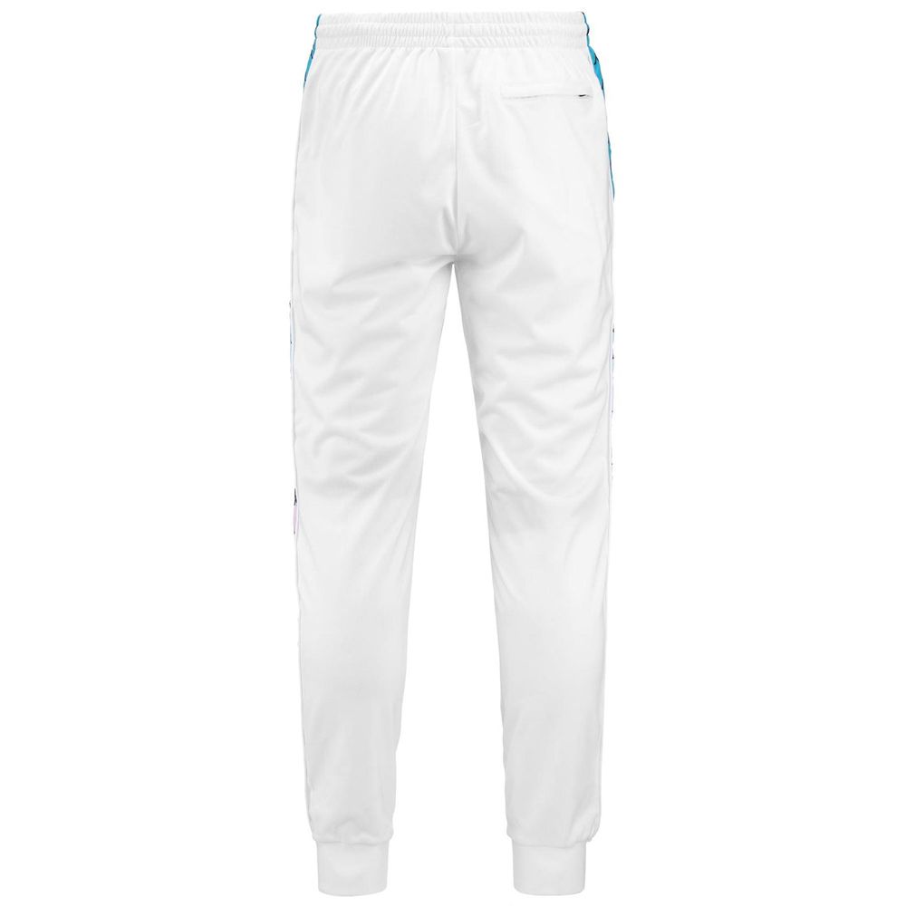 Men Kappa 222 Banda Rastoria Degrade Pants White | AC8043269