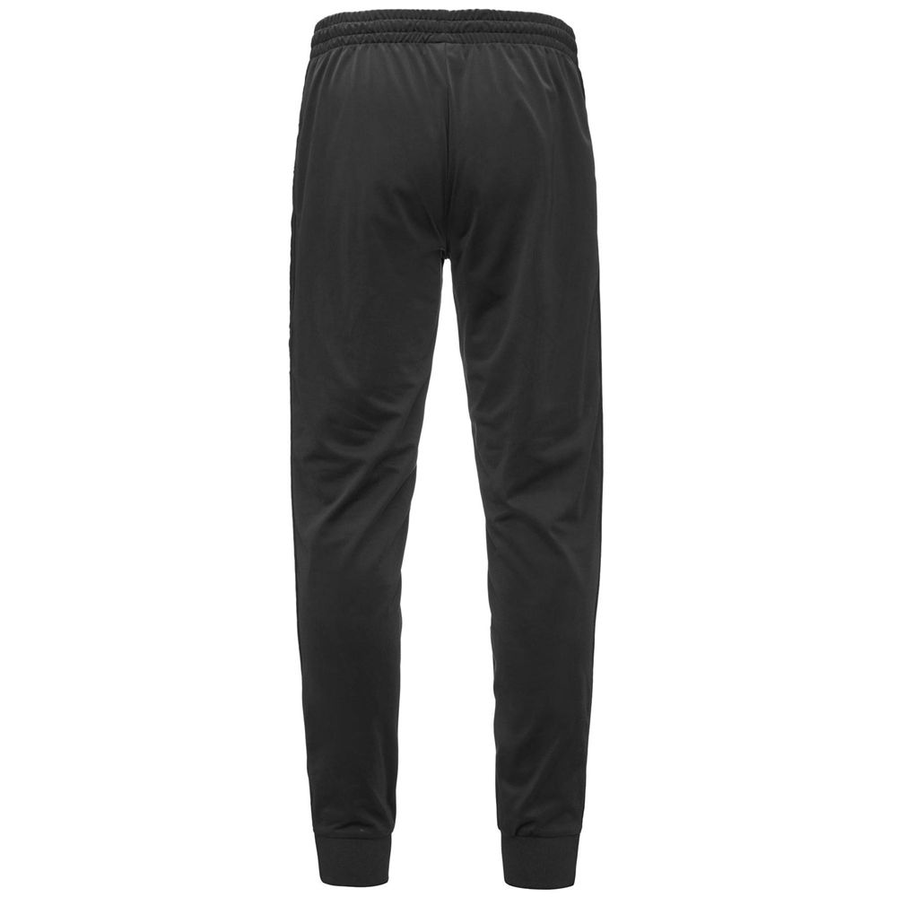 Men Kappa 222 Banda Rastoria Slim Pants Black | DB2048791