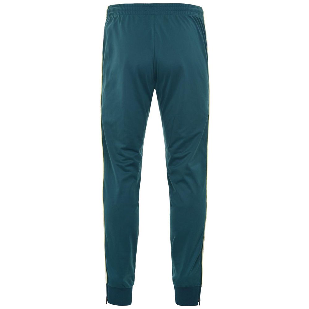 Men Kappa 222 Banda Rastoria Slim Pants Green | MU5248619