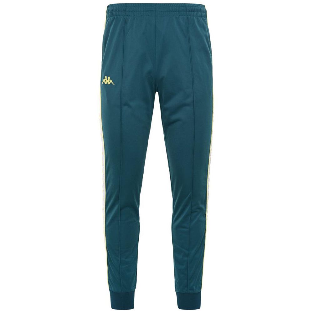 Men Kappa 222 Banda Rastoria Slim Pants Green | MU5248619