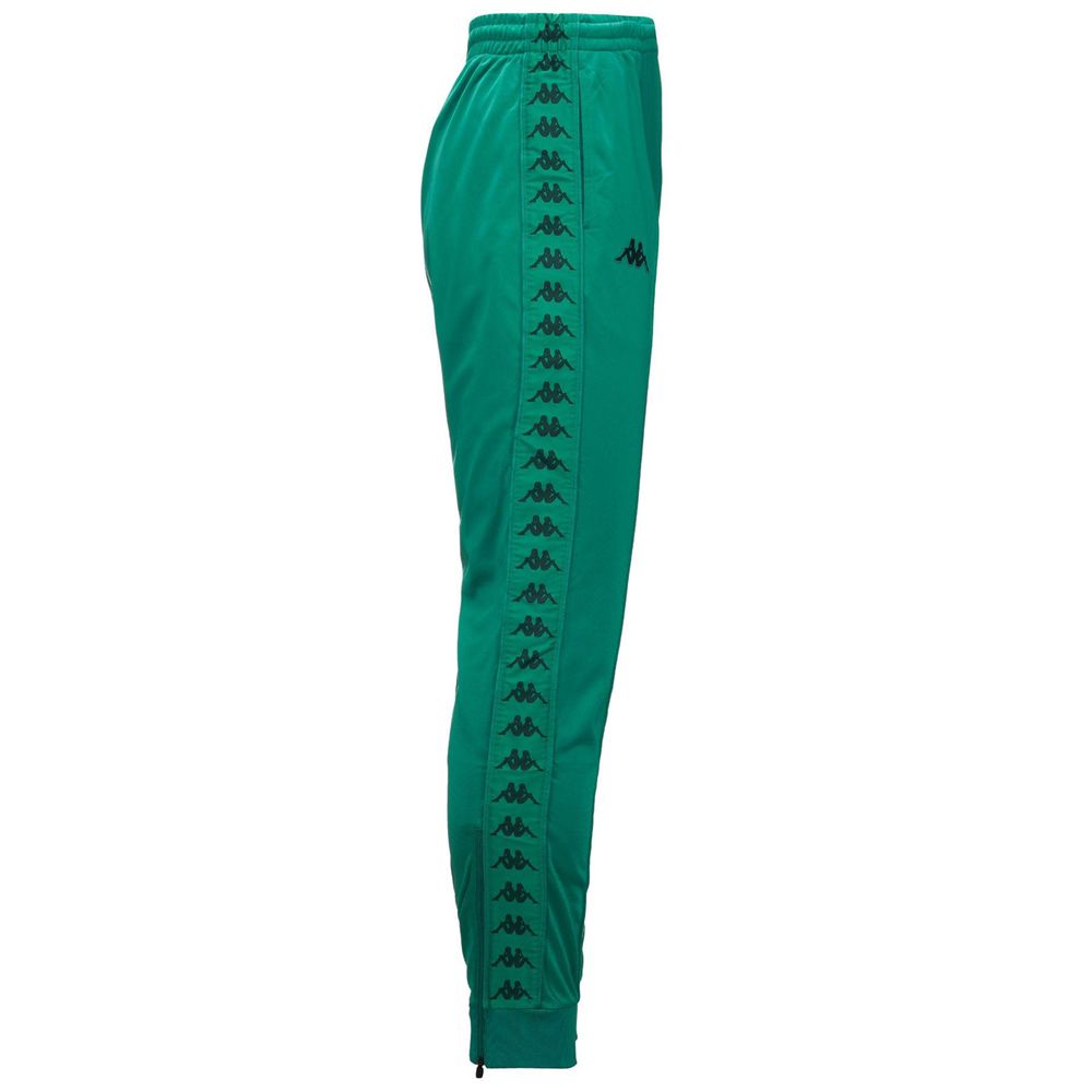 Men Kappa 222 Banda Rastoria Slim Pants Green | WK9315270